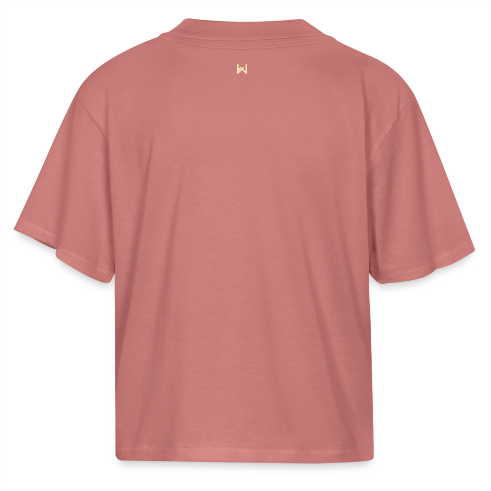 WT04 Boxy Tee (Muave, Women's) - mauve