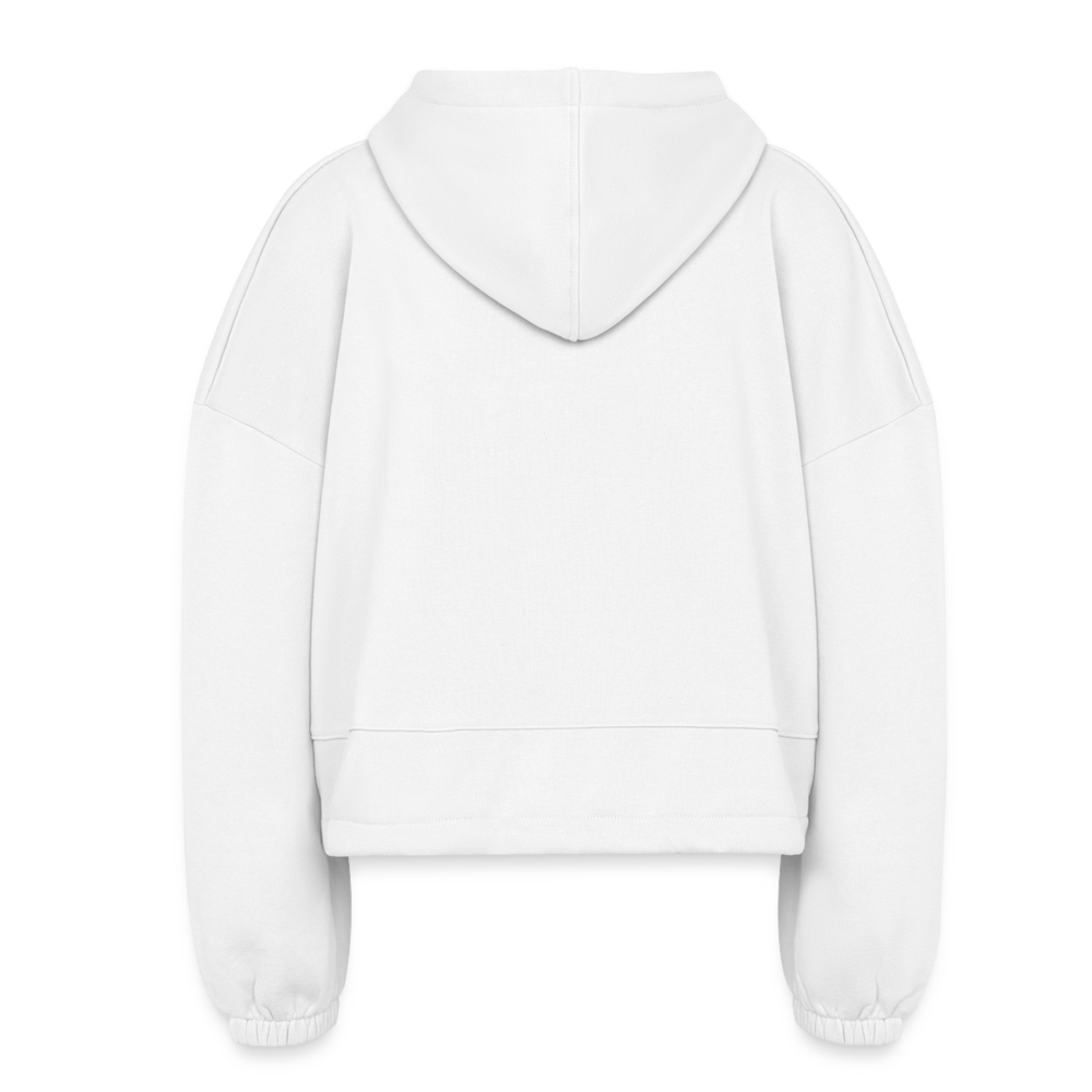 WH02 Hi-lo Hoodie (White, Women's) - white