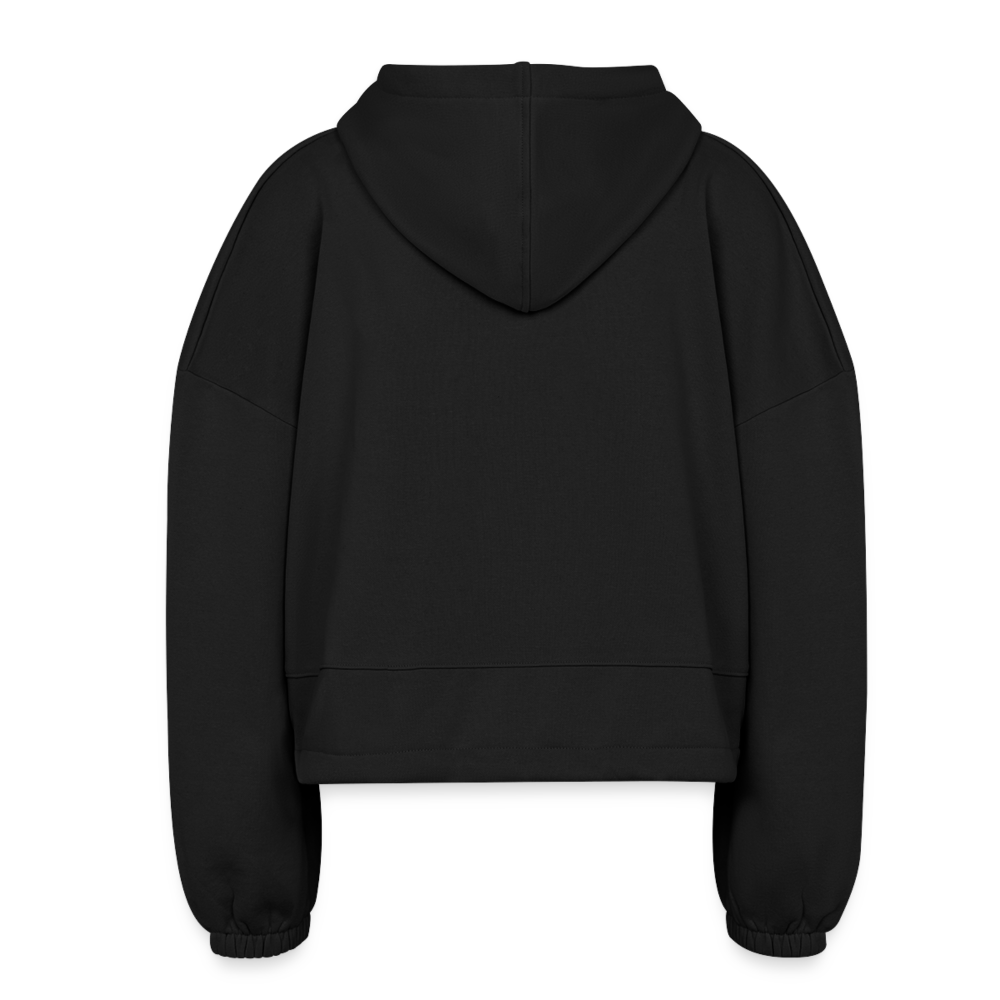 WH02 Hi-lo Hoodie (Black, Women's) - black