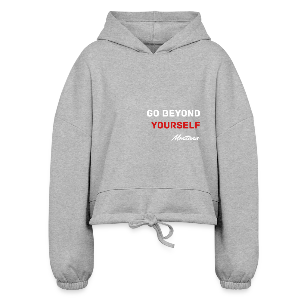 WH02 Hi-lo Hoodie (Heather Grey, Women's) - heather gray