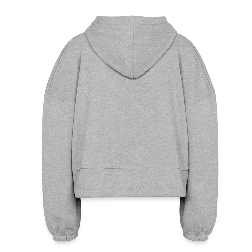 WH02 Hi-lo Hoodie (Heather Grey, Women's) - heather gray