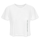 WT04 FTWC Cropped Tee (White, Women's) - white