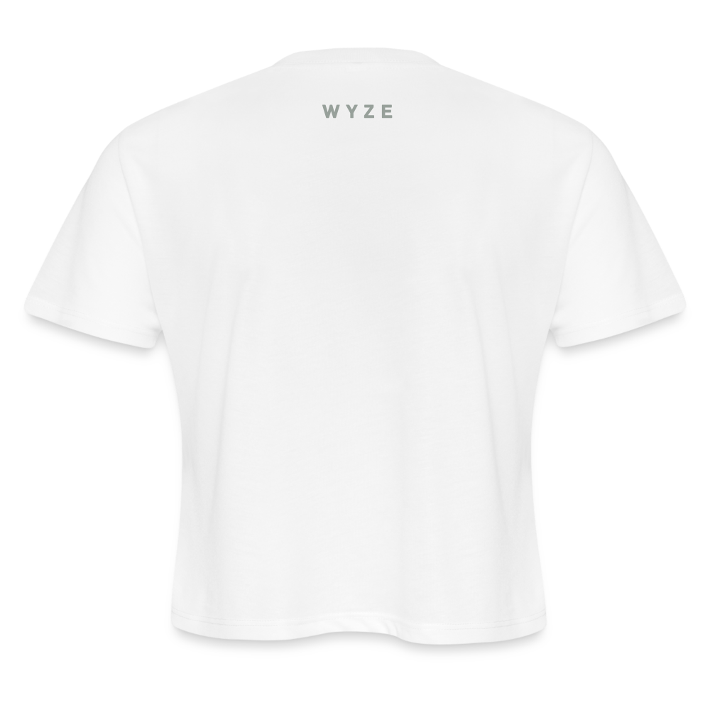 WT04 FTWC Cropped Tee (White, Women's) - white